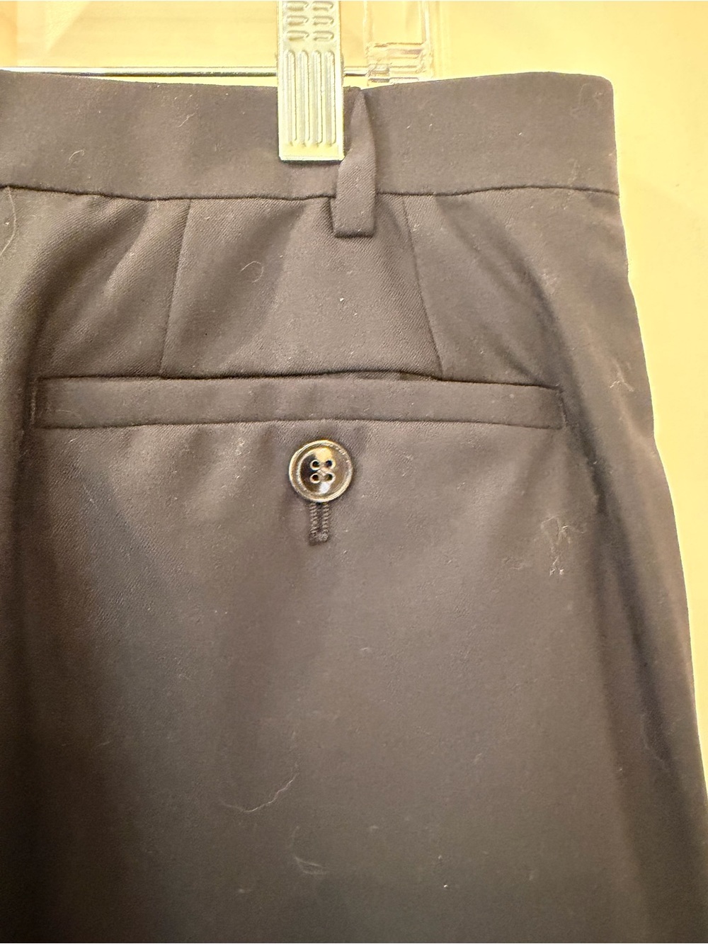 Georgie Armani Men's Classic Black Dress Pants, 100% Super Lana 180s, Sz 36 x 34 - Picture 9 of 16
